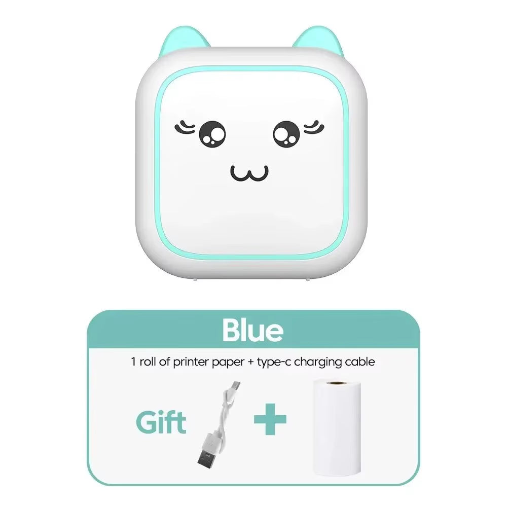 Compact Bluetooth Thermal Label Printer for Home and Office - Compatible with Android and iOS