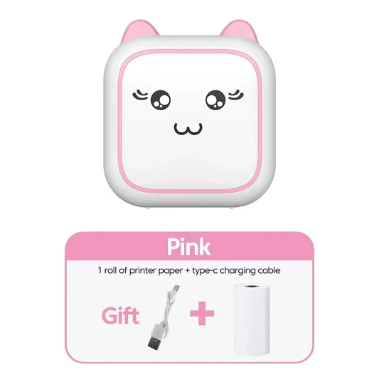 Compact Bluetooth Thermal Label Printer for Home and Office - Compatible with Android and iOS