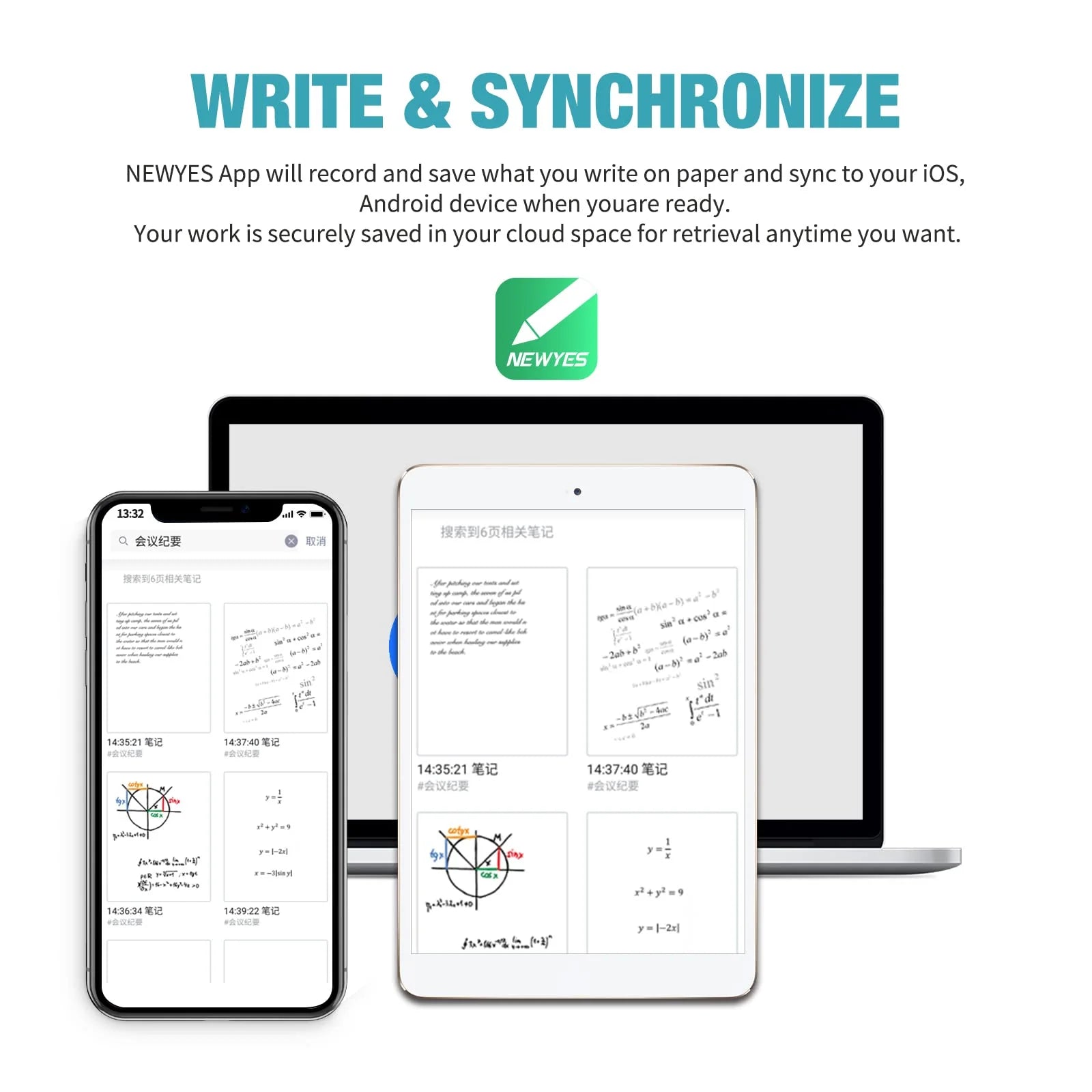 Smart Pen Set with OCR Technology - Digital Notebook and Bluetooth Sync Pen for Students, Designers, and Professionals for Note-Taking and Voice Recording