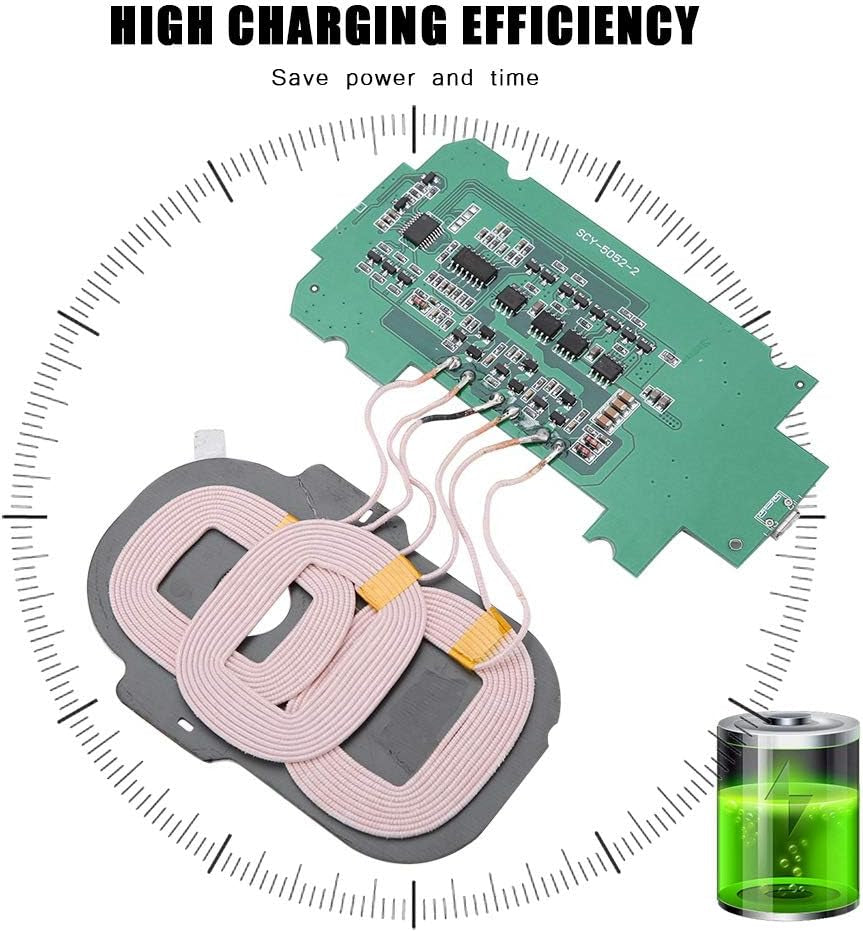 5W Wireless Charger Transmitter Module - Adopts 3 Coils - Built-In Short-Circuit, Over-Voltage - Wide Compatibility - DIY Wireless Charger Parts