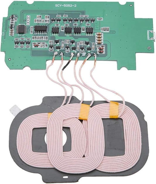 5W Wireless Charger Transmitter Module - Adopts 3 Coils - Built-In Short-Circuit, Over-Voltage - Wide Compatibility - DIY Wireless Charger Parts