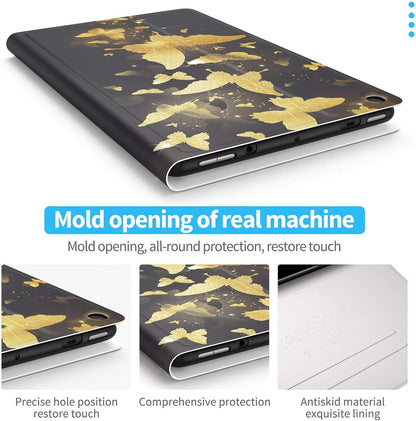Case for Amazon Fire HD 10 Tablet (7Th Generation and 9Th Generation, 2017 and 2019 Release) - Slim Folding Stand Cover with Auto Wake/Sleep for 10.1 Inch Tablet